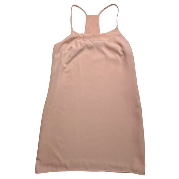 Cynthia Steffe Pastel Pink Dress Racer Back Side Zipper Size 4 - Picture 1 of 16